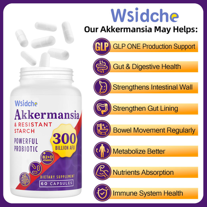 300 Billion AFU Akkermansia Probiotic
