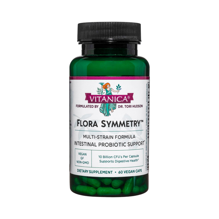Vitanica Flora Symmetry, Shelf Stable Probiotic Supplement, Dr Formulated