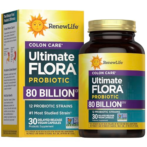 Renew Life Probiotic Colon Care Probiotic Capsules, Daily Supplement Offers