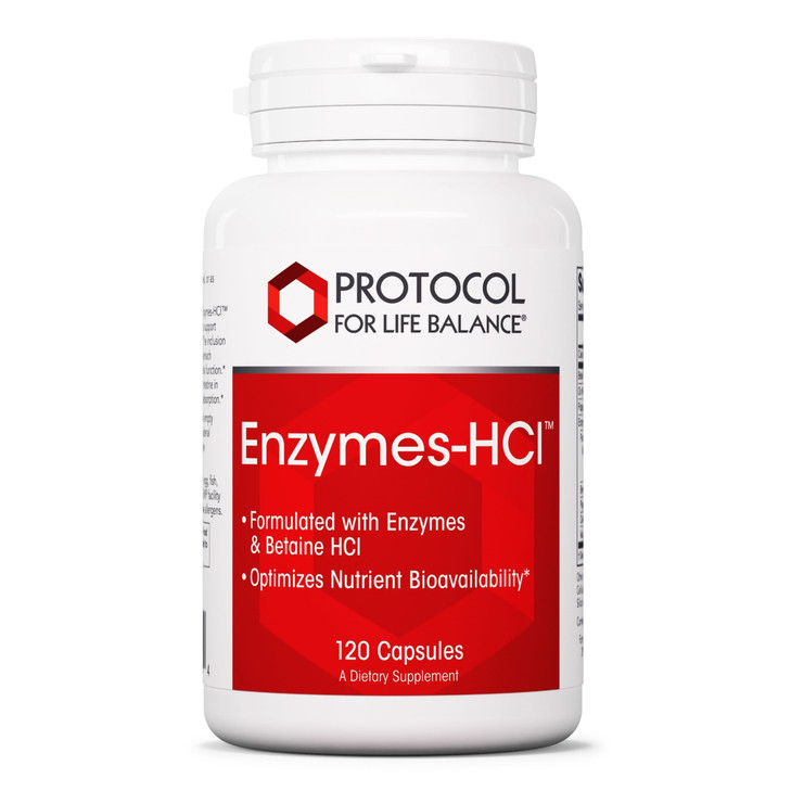 PROTOCOL FOR LIFE BALANCE Enzymes-HCl - Digestive Enzymes with Bromelain