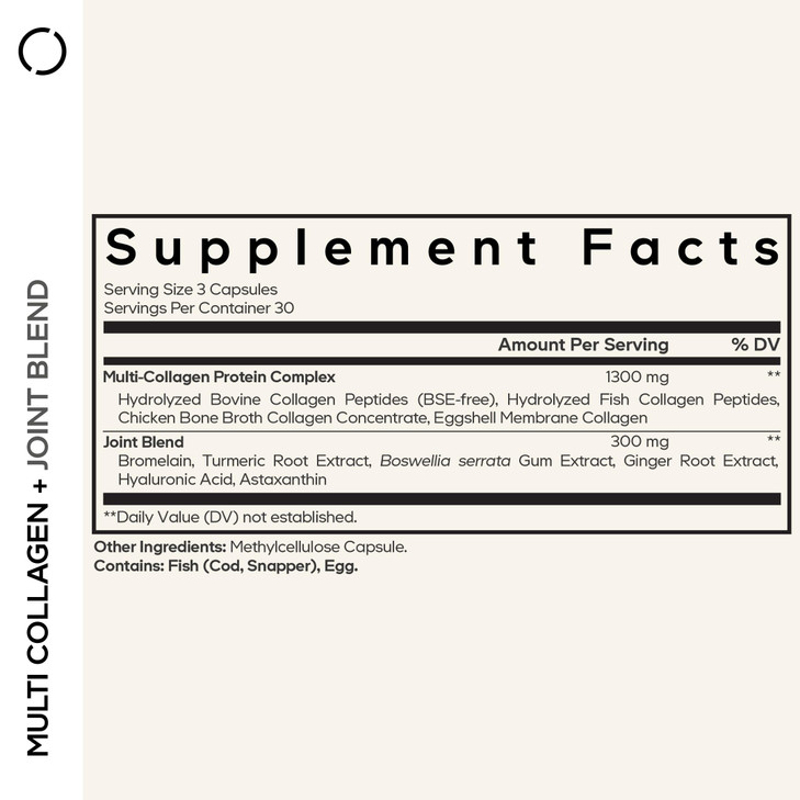 Codeage Multi Collagen Protein + Joint Blend Supplement, Hyaluronic Acid