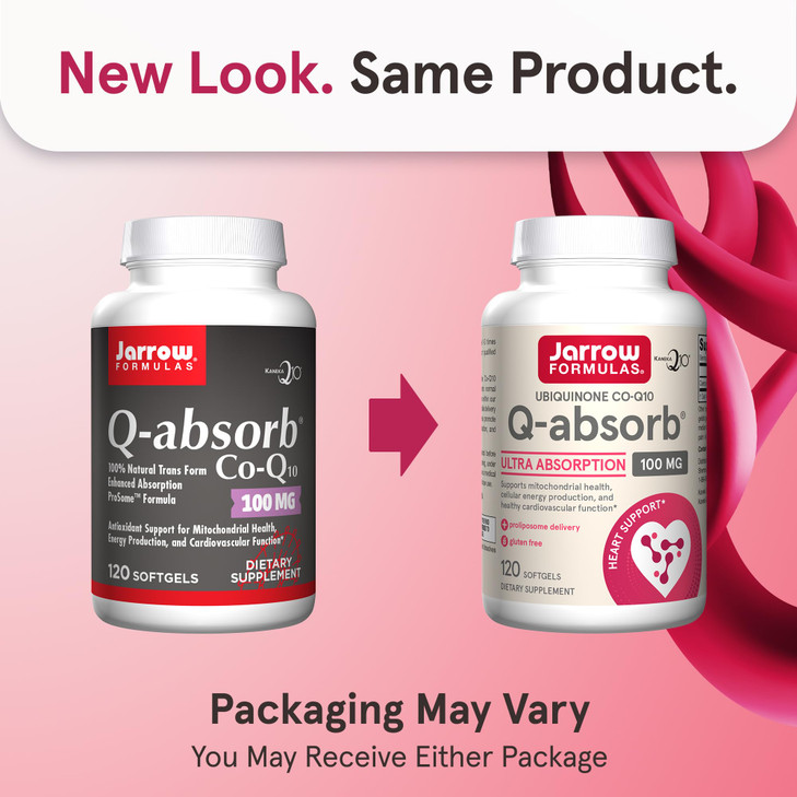 Jarrow Formulas Q-absorb Ubiquinone Co-Q10 100 mg, Dietary Supplement