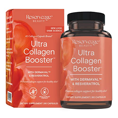 Reserveage Nutrition Ultra Collagen Booster, Skin Supplement, Supports Healthy