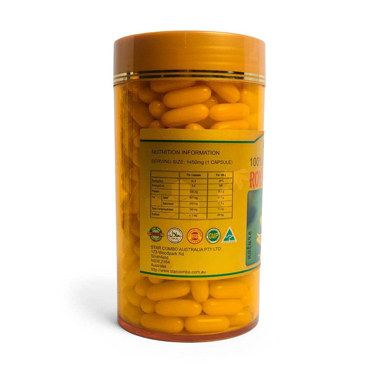 Costar Royal Jelly Supplement 1450mg - 365 Capsules