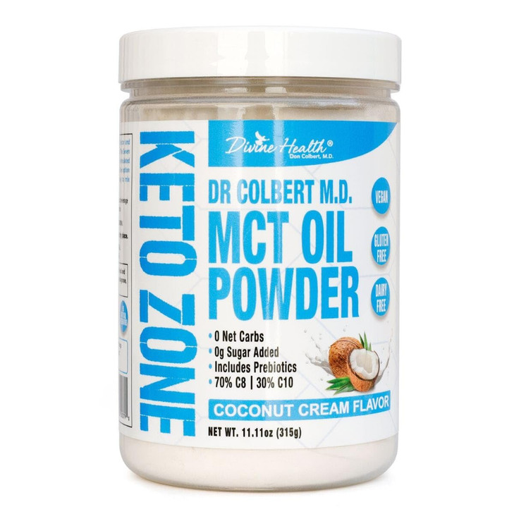 Dr. Colbert, MD MCT Oil Powder - Coconut Cream Flavor - 315g