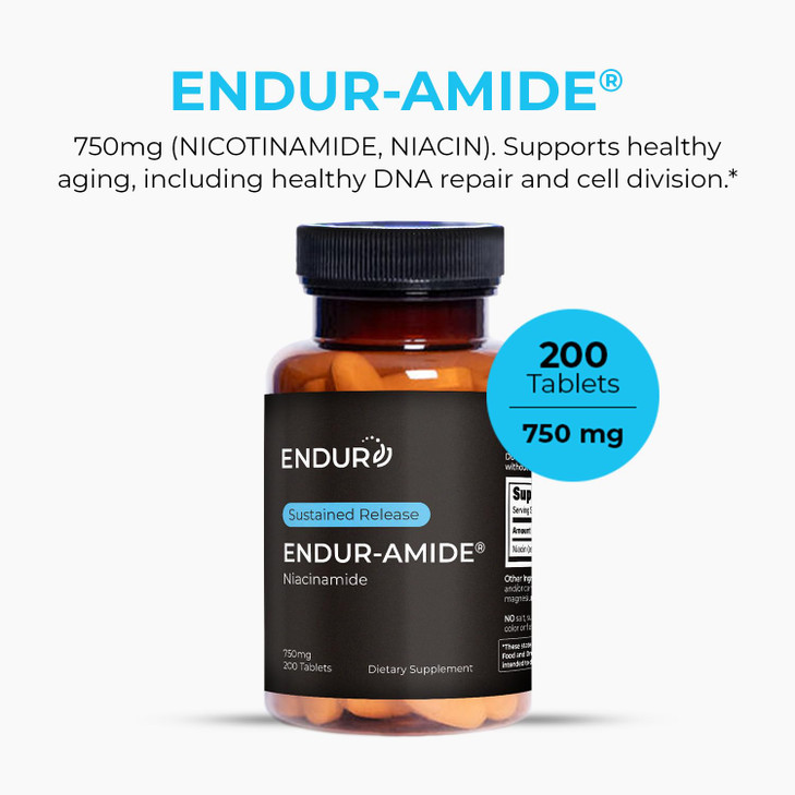 ENDUR-AMIDE, Support For Healthy Aging & Cellular Health, Helps Maintain Skin &