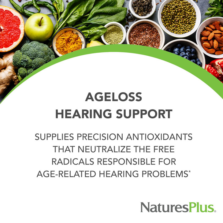 NaturesPlus AgeLoss Hearing Support - 90 Capsules