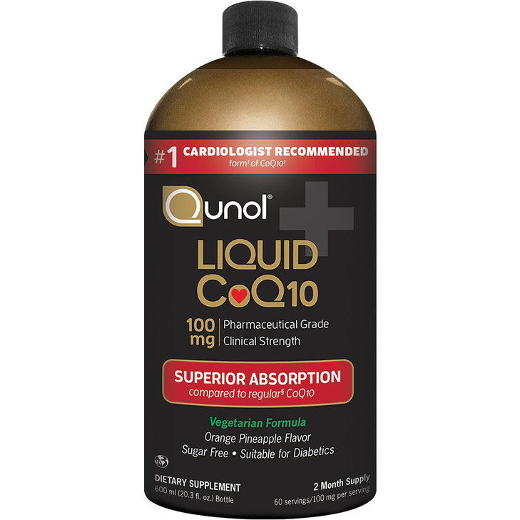 Qunol Liquid CoQ10 100mg, Superior Absorption Natural Supplement Form