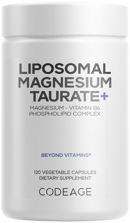 Codeage Liposomal Magnesium Taurate+ Supplement