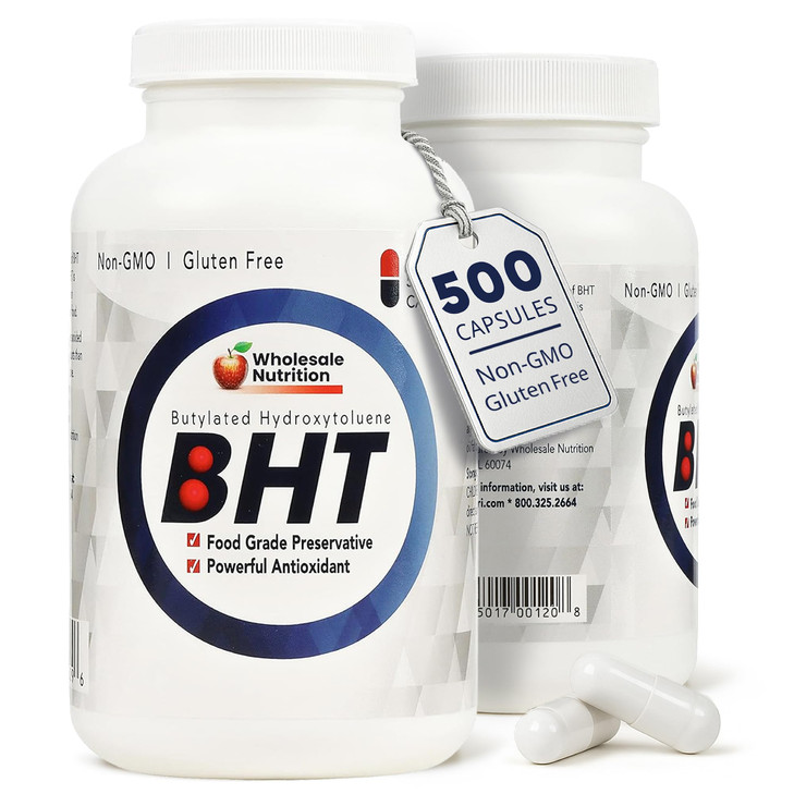 Wholesale Nutrition BHT - 250mg Potent Antioxidant