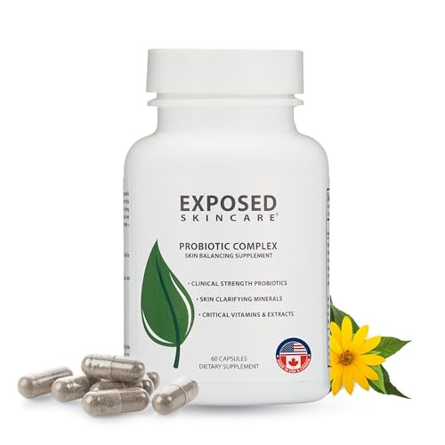 Exposed Skin Care, Probiotic Supplement Complex with 1 Billion CFU