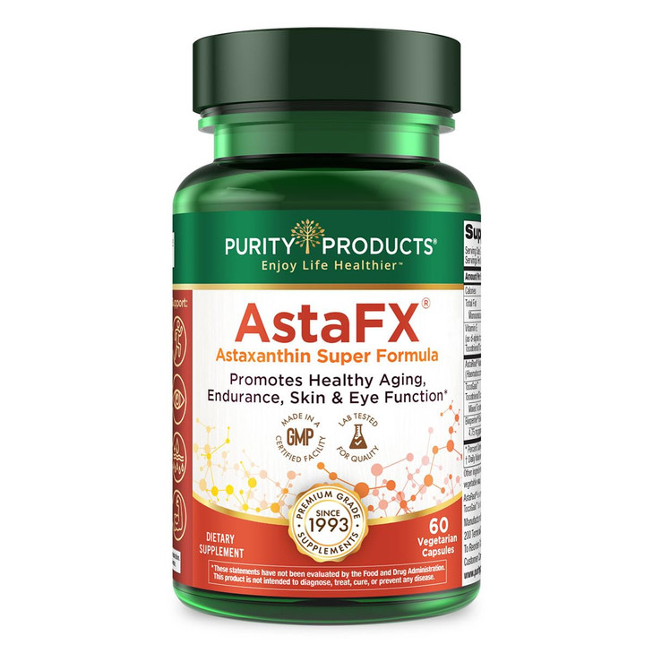 Purity Products AstaFX Astaxanthin Antioxidant Super Formula from Clinically