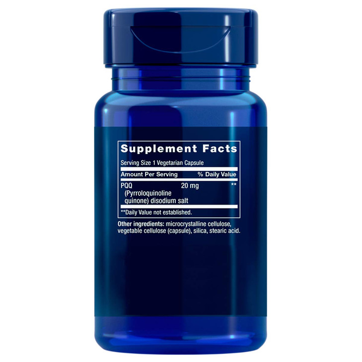 Life Extension PQQ Caps, Pyrroloquinoline Quinone, 20 milligrams 30 Vegetarian