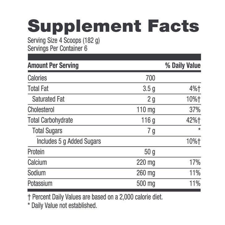 GNC Pro Performance Weight Gainer - Double Chocolate - 2.5 lb