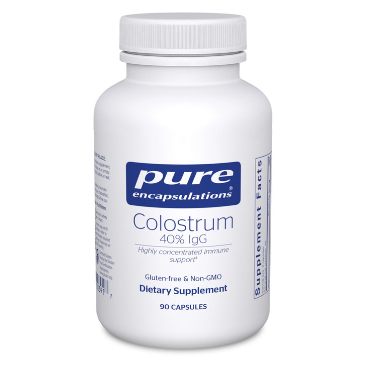 Pure Encapsulations Colostrum - 40% IgG Highly Concentrated Immune Support