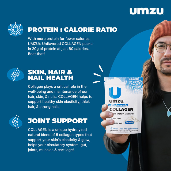 UMZU zuCollagen Multi Collagen Protein Powder, Unflavored