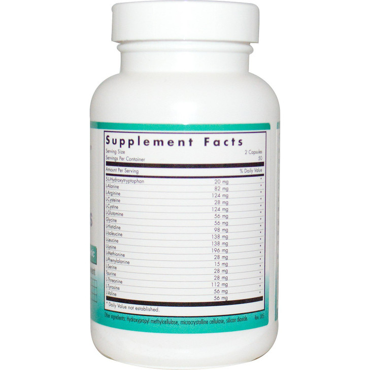 NutriCology FreeAminos, 100 Caps