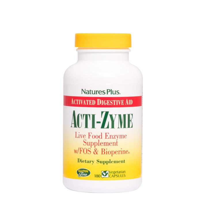 NaturesPlus Acti-Zyme - 180 Capsules