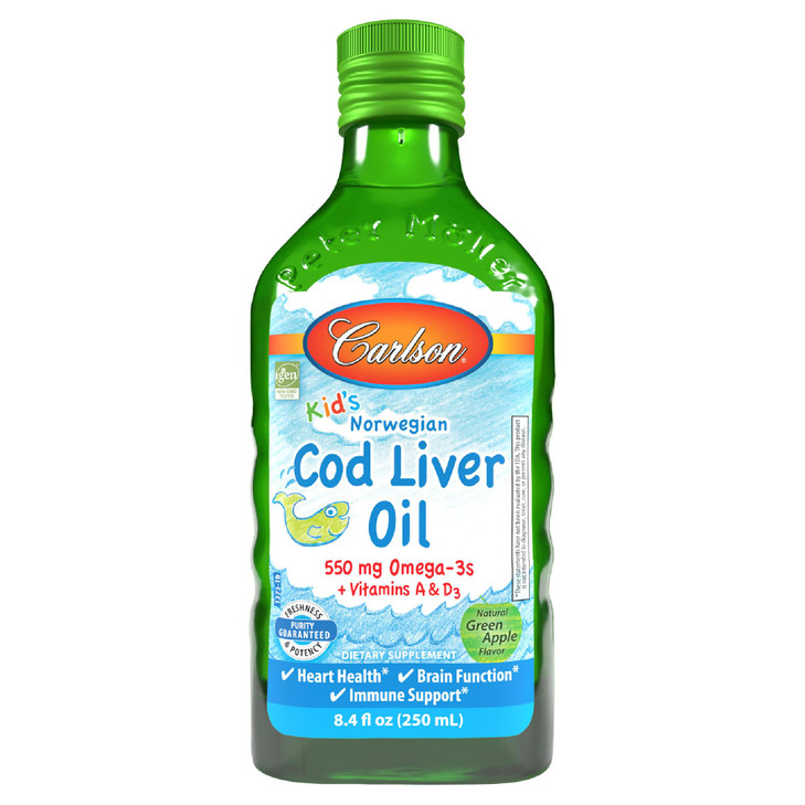 Carlson - Kid's Cod Liver Oil, 550 mg
