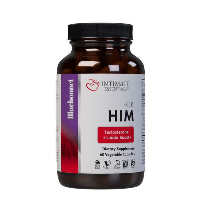 Bluebonnet Nutrition Intimate Essentials for Him, Testosterone & Libido Boost*