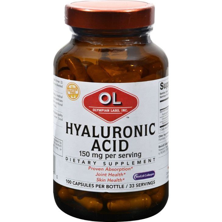 Olympian Labs Hyaluronic Acid 150mg - 99 Capsules