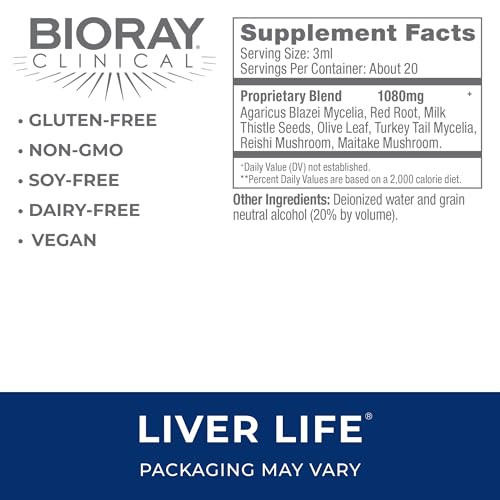BIORAY Clinical Liver Life - 2 fl oz - Strengthens Liver Structure & Function