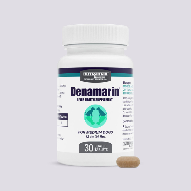 Nutramax Laboratories Denamarin Liver Health Supplement for Medium Dogs
