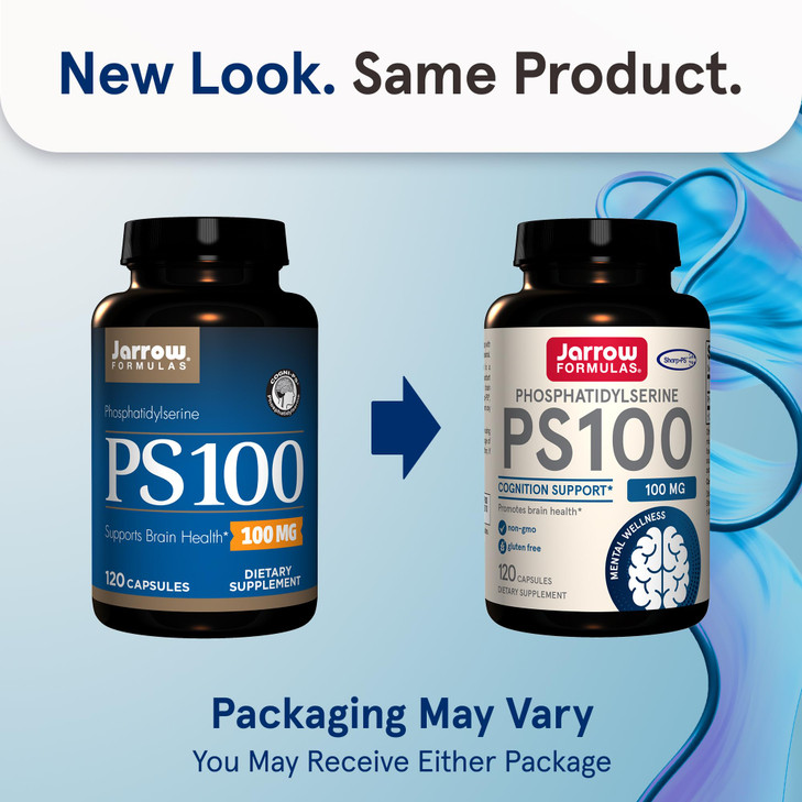 Jarrow Formulas PS100 Phosphatidylserine 100mg, Dietary Supplement for Brain