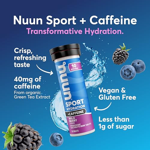 Nuun, Electrolyte Drink Tabs Energy Wild Berry, 8 Count, 1.9 Ounce