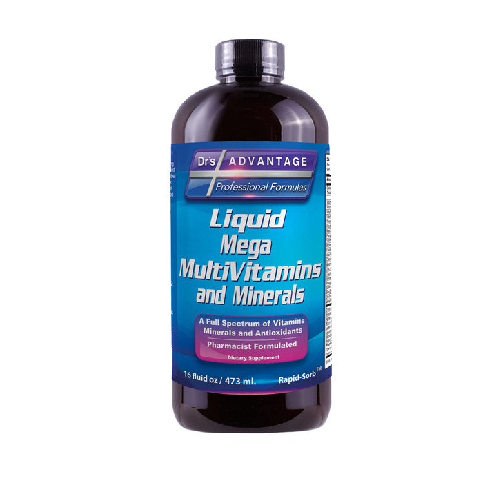 Drs Advantage - Liquid Mega MultiVitamins & Minerals 16oz. [Health and Beauty]