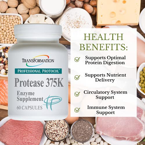 TRANSFORMATION THE GENESIS OF GOOD HEALTH Protease 375K Enzyme Blend Supplement