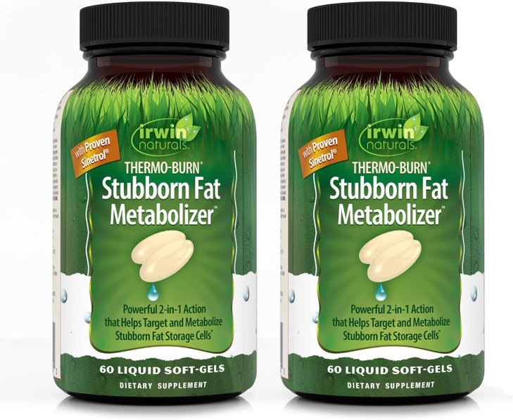 Irwin Naturals Thermo-Burn Stubborn Fat Metabolizer - 2 Pack