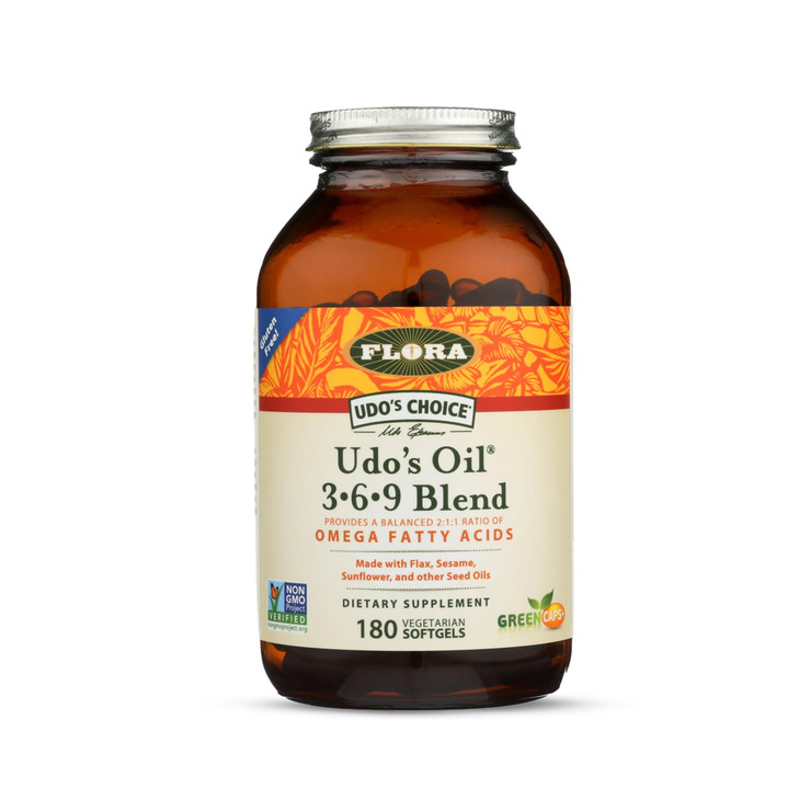 Flora Udo's Oil 3-6-9 Blend - Contains Organic Coconut, Flax Seed Oil & More