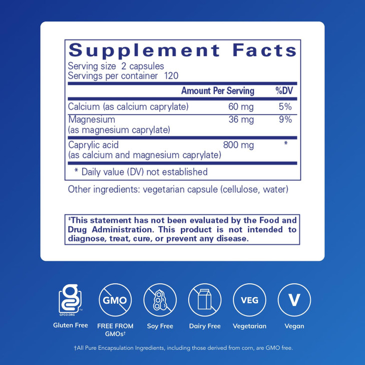 Pure Encapsulations Caprylic Acid