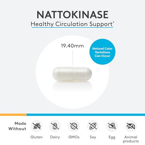 XYMOGEN Nattokinase - Nattokinase 2000 FU Blood Pressure Supplements