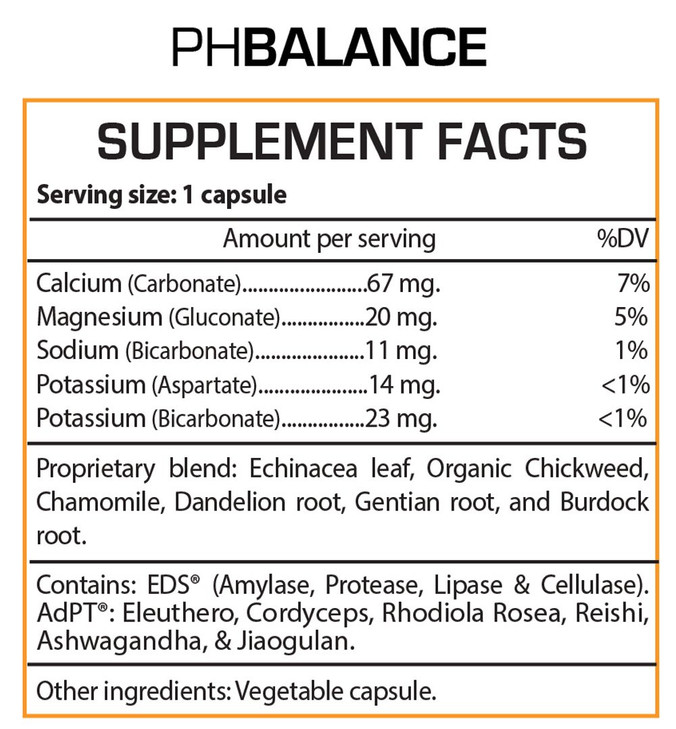 Professional Botanicals pH Balance 634 mg 90 caps