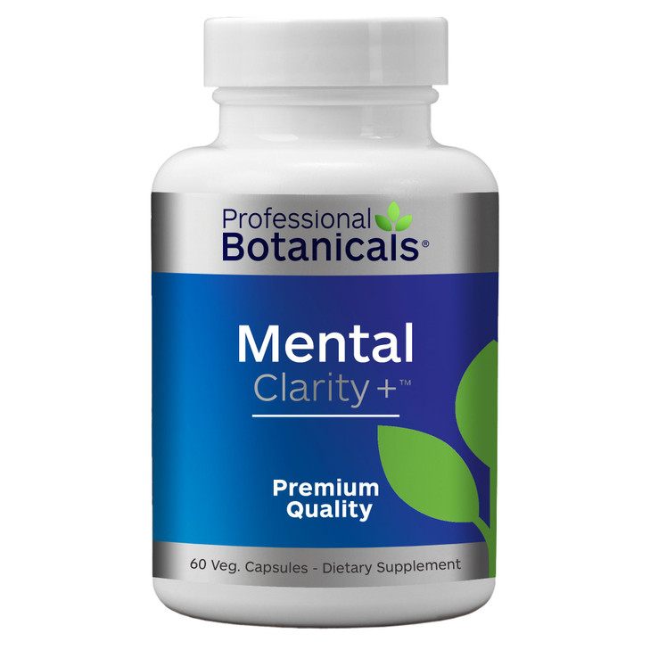 Professional Botanicals Mental Clarity, Brain Supplement for Focus, Energy