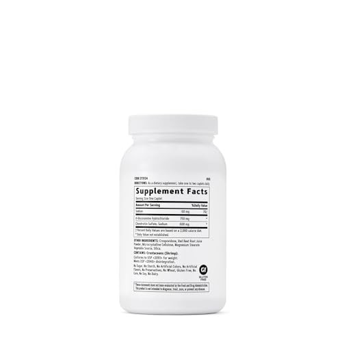 GNC Triple Strength Glucosamine Chondroitin 750mg/600mg, 120 Caplets, Supports