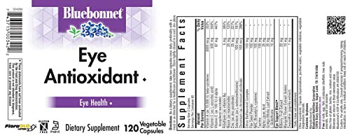 Bluebonnet Eye Antioxidant Lutein & Zeaxanthin Supplement