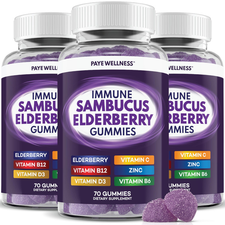 Elderberry Gummies Immune Support, Daily Support for Kids and Adults*