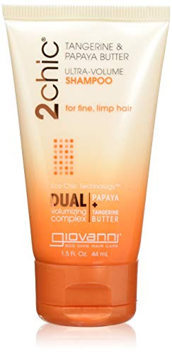 Giovanni 2Chic Ultra-Volume Shampoo with Tangerine & Papaya Butter, 1.5 Fluid Ounce