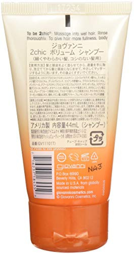 Giovanni 2Chic Ultra-Volume Shampoo with Tangerine & Papaya Butter, 1.5 Fluid Ounce