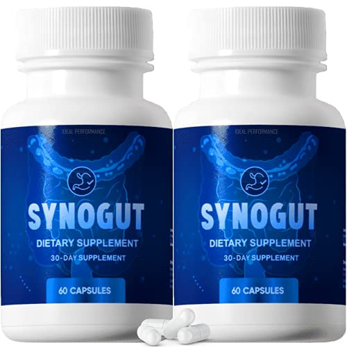 IDEAL PERFORMANCE Synogut Pills Dietary Supplement for Gut Health (2 Bottles)
