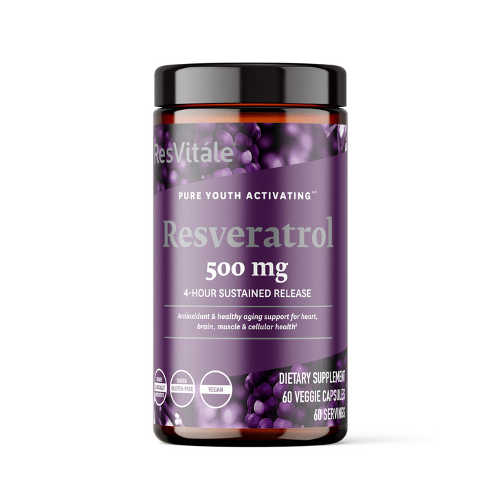 ResVitále Resveratrol 500 mg - Resveratrol Supplement