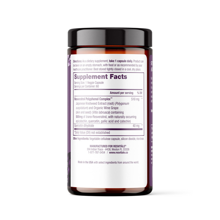 ResVitále Resveratrol 500 mg - Resveratrol Supplement