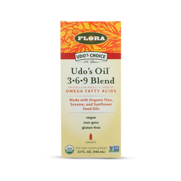 Flora Health UDOs Oil Omega 3-6-9 32 Oz Supplement