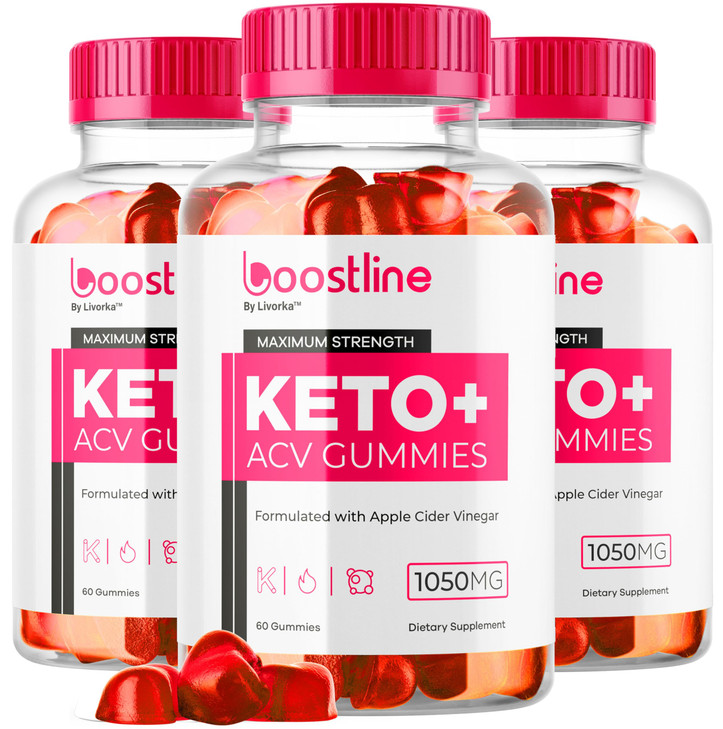 3 Pack - Boostline Keto ACV Gummies, Boostline