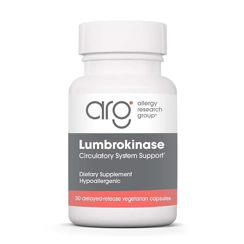 ARG Lumbrokinase Circulatory System Support - Delayed-Release Enzyme Supplement