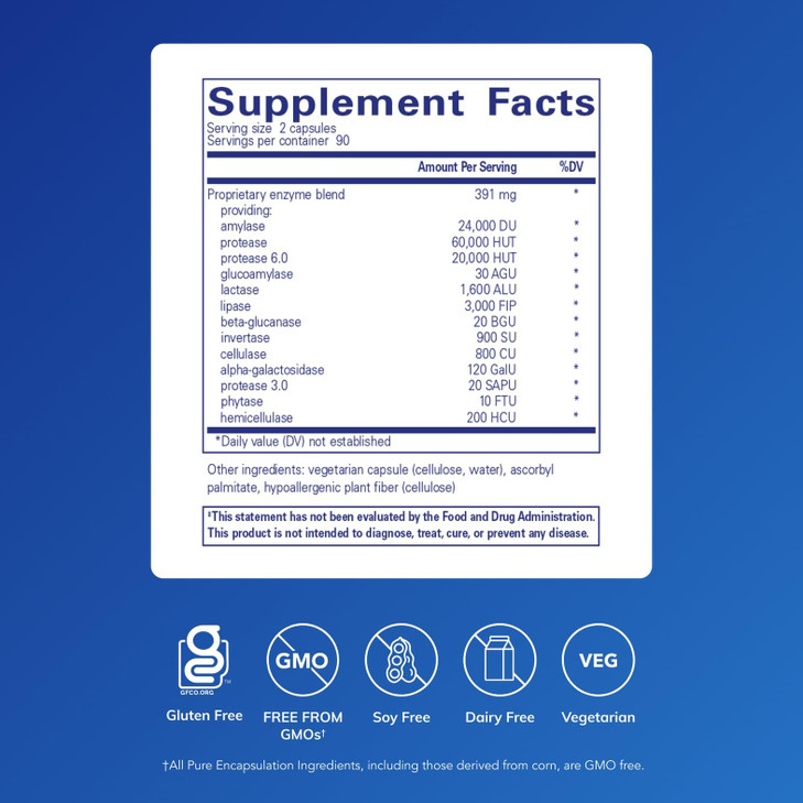 Pure Encapsulations Digestive Enzymes Ultra