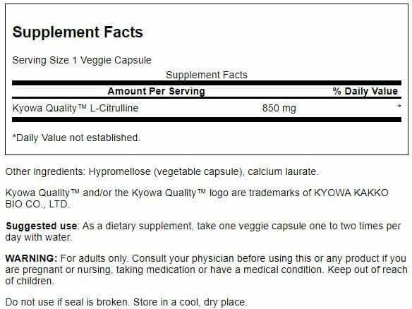 Swanson L-Citrulline - Natural Supplement Promoting Cardiovascular Health